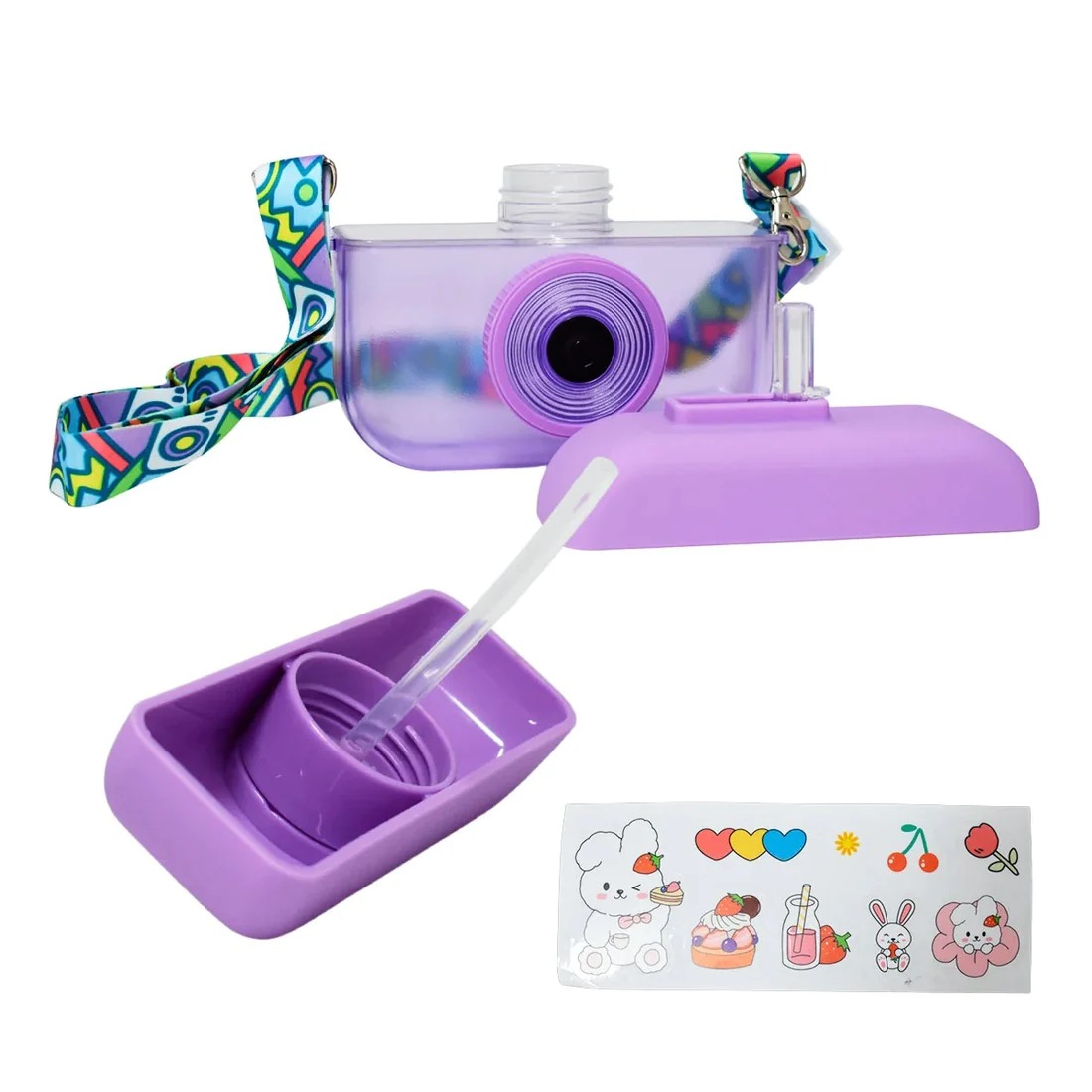 Miniatura 2 de Botella De Agua Kawaii Con Stickers